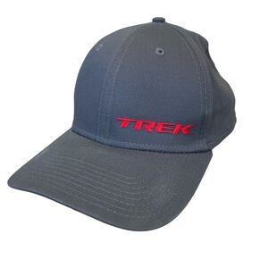 TREK Corner Cap Gray and Red New Era Baseball Hat